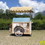 carretto gelati legno