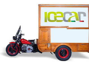 allestimento-speciale-moto-guzzi-vintage Street Food su Motocicletta allestimento speciale ICECAR