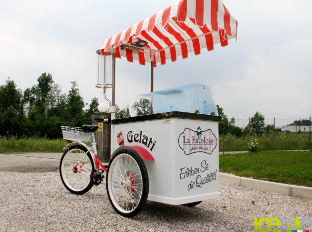 triciclo carretto gelati