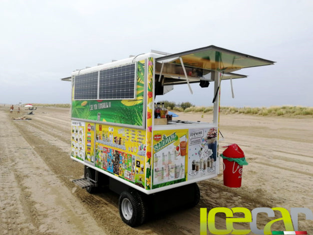 bar-mobile-chiosco-spiaggia Carro spiaggia elettrico