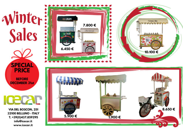 Offerte carrettini triciclo gelato